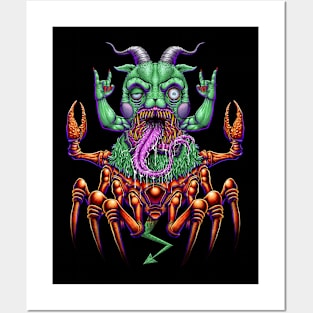 goat crab evolutions monster #2 Posters and Art